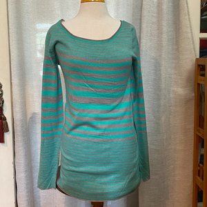 Bongo Insane Sweater Grey Atlantis - Scoop Neck Sweater